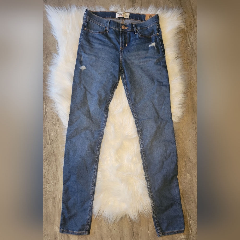 Abercrombie & Fitch Blue Slim Fit Jeans